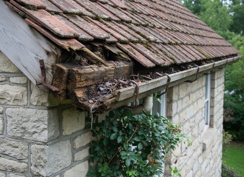 Damaged Gutter Replacement